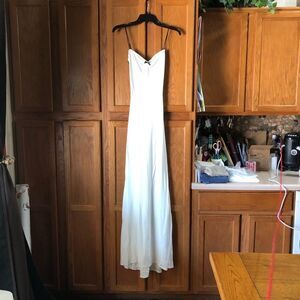 Lucy in The Sky Bow Open Back Two-Toned Maxi Dress Size XS